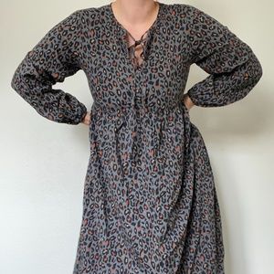 Animal Print Maxi Dress